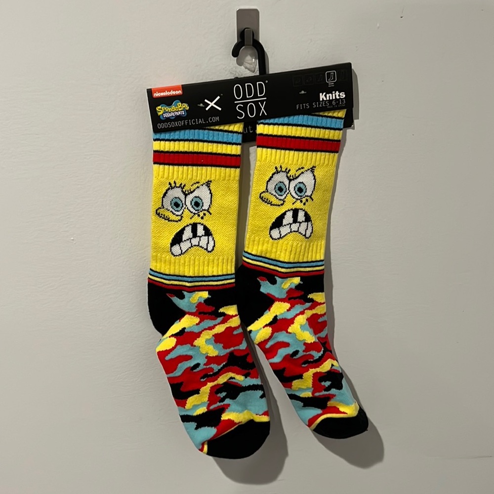 Odd Sox Spongebob Camouflage Socks